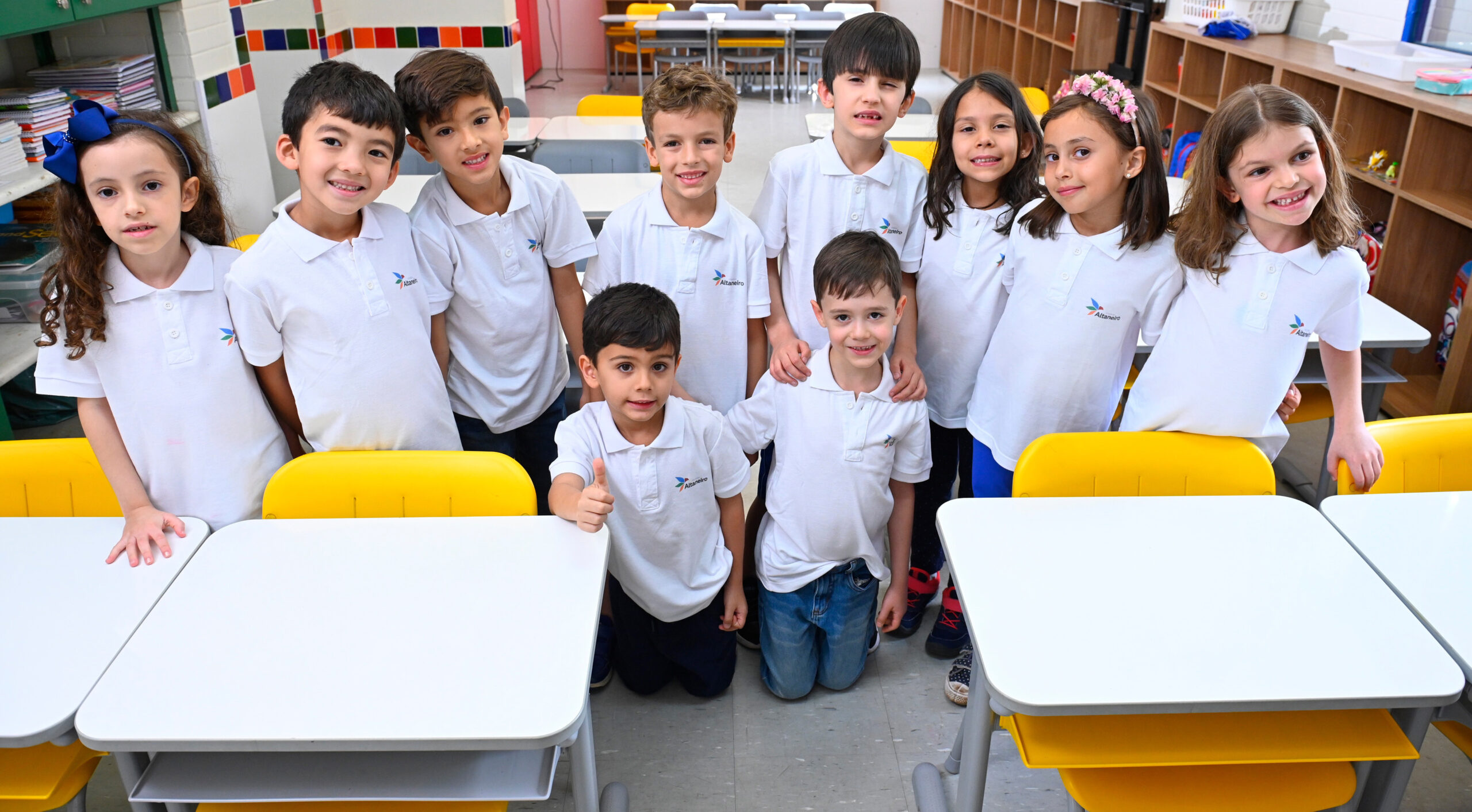 Alunos em sala de aula